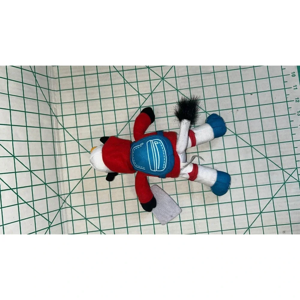 Chick-fil-A Back to School Cow‎ Plush Red Hoodie Backpack Map Mascot 9 inch 2023